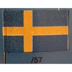 AERONAUT Sweedse vlag 40 x 60mm (6st) [AE7985-57]