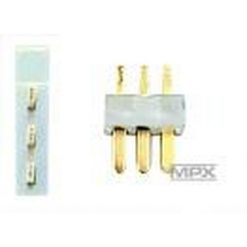 MPX 3-pol. accustekker (1) [MPX85224L]