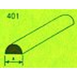 MAQUETT ABS Half rond mass. 2mm 1mtr (011) [RA401-54]