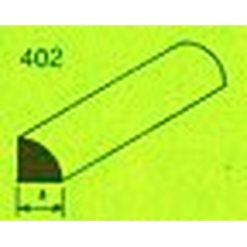MAQUETT ABS Kwart rond mass. 1mm 1mtr (021) [RA402-53]