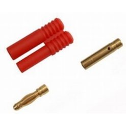 SCEN (002) Mini-goudstekker 2mm (2.rode stekker) [S60986]
