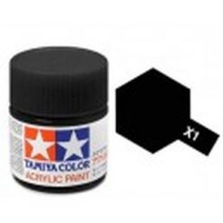 TAMIYA X-1 Zwart acryl.groot (1mtr) [TA81001]