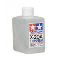 TAMIYA X-20A thinner 250cc Acrylic (1mtr) [TA81040]