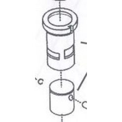 FORCE Zuiger cilinderset [M1014/10]