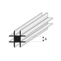 MAQUETT ABS Cross connector 1.5mm (212) (1mtr) [RA448-52]