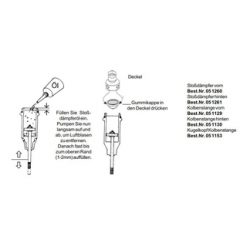 JAMARA Kolbenstange (voor) Cyclon [JA051129]