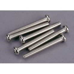 Screws, 4x30mm roundhead machine (6) [TRX2571]