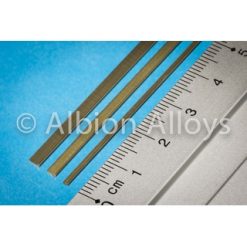 Albion Alloys messing I profiel 6x3mm Lengte 305mm [ALBIB6]