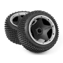 HPI Dirt Buster Block Tire S comp. op velg Baja [HPI4737]