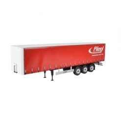 CARSON 1:14 3-Axle Fliegel Megarunner (Zeilen trailer) rood [CAR907235]