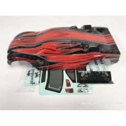 BLACK BULL bodyset truggy 1/10 rood zwart [RSBB12426]
