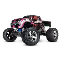 Traxxas Stampede XL-5 TQ (incl battery/charger). PinkX [TRX36054-1P]