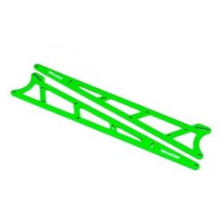 Side plates, wheelie bar, green (aluminum) (2) [TRX9462G]