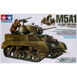 TAMIYA 1:35 US Light Tank M5A1 met 4 figuren [TA35313]