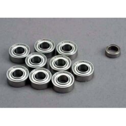Ball bearing set: 5x11x4mm (9)/ 5x8x2.5mm (1) [TRX1259]