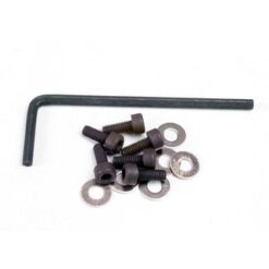 Backplate screws (3x8mm hex cap) (6)/washers (6)/ wrench [TRX1552]