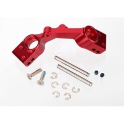 Carriers, stub axle (red-anodized 6061-T6 aluminum)(rear)(2) [TRX1952A]