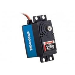Servo, digital high-torque 330 (blue) coreless, metal gear, ball bearing, waterp [TRX2250]