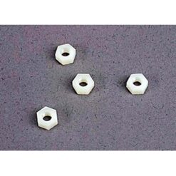 4mm nylon wheel nuts (4) [TRX2447]