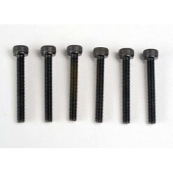 Header screws. 3x23mm cap hex screws (6) [TRX2556]