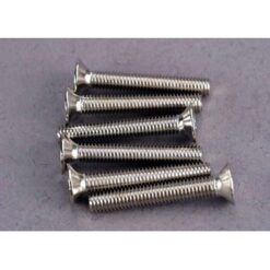 Screws, 3x20mm countersunk machine screws (6) [TRX2590]