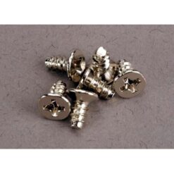 Screws. 3x6mm countersunk self-tapping (6) [TRX2653]