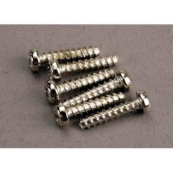 Screws, 3x14mm roundhead self-tapping (6) [TRX2677]