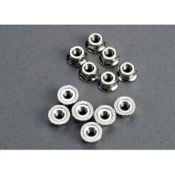 Nuts, 3mm flanged (12) [TRX2744]