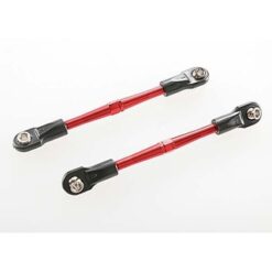 Turnbuckles, aluminum (red-anodized), toe links, 59mm (2) (a [TRX3139X]