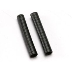 Heat shield tubing, fiberglass (2) (black) [TRX3149A]
