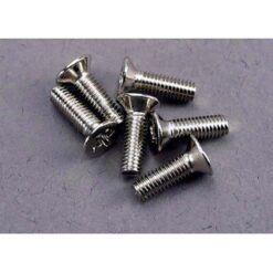 Screws. 3x10mm countersunk machine (6) [TRX3177]