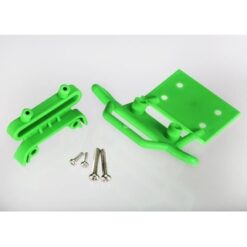 Bumper, front / bumper mount, front / 4x23mm RM (2)/ 3x10mm [TRX3621A]