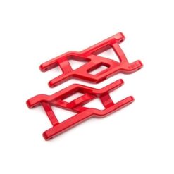 SUSPENSION ARMS, FRONT (RED) (2) (HEAVY DUTY, COLD WEATHER MATERIAL) [TRX3631R]