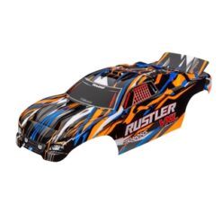 Body, Rustler VXL, orange (painted, decals applied) [TRX3726T]