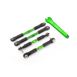 Turnbuckles. aluminum (green-anodized). camber links. front. [TRX3741G]