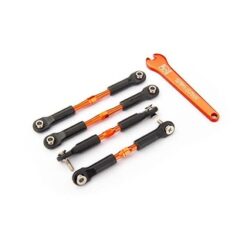 Turnbuckles. aluminum (orange-anodized). camber links. front [TRX3741T]