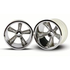 TRX Pro-Star chrome wheels (2) (rear) (for 2.2 tires) [TRX4172]