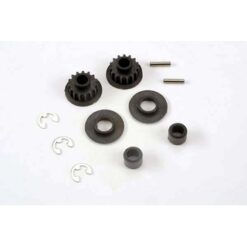 Pulley, 15-groove (2)/ axle pins (2)/ top shaft spacers (2) [TRX4395]