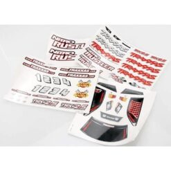 Decal sheets, Nitro Rustler [TRX4413X]