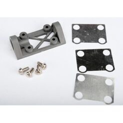 Bearing block, front (supports front shaft) (grey) / belt te [TRX4827A]