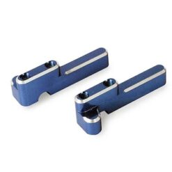 Servo mounts, steering/ shift (machined aluminum) (blue) (f& [TRX4918X]