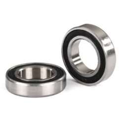 Ball bearings. black rubber sealed (12x21x5mm) (2) [TRX5101A]