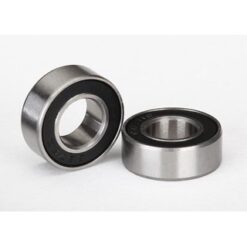 Ball bearings, black rubber sealed (7x14x5mm) (2), TRX5103A [TRX5103A]