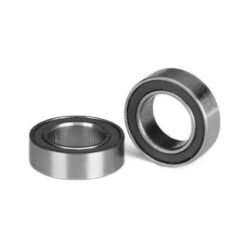 Ball bearings, black rubber sealed (6x10x3mm) (2) [TRX5105A]