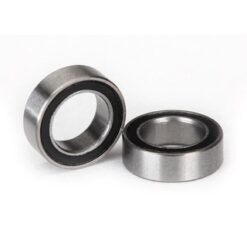 Ball bearings, black rubber sealed (5x8x2.5mm) (2), TRX5114A [TRX5114A]