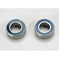 Ball bearings, blue rubber sealed (5x10x4mm) (2) [TRX5115]
