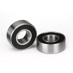 Ball bearings. black rubber sealed (5x11x4mm) (2) [TRX5116A]