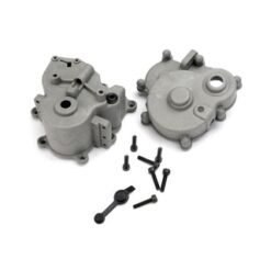 Gearbox halves (front & rear)/ rubber access plug/ shift det [TRX5181]