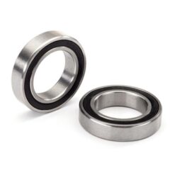 Ball bearing, black rubber sealed, stainless (20x32x7mm) (2) [TRX5196X]