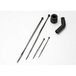 Pipe coupler, molded (black)/ exhaust deflecter (rubber, bla [TRX5245X]